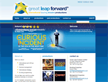 Tablet Screenshot of greatleapforward.co.uk